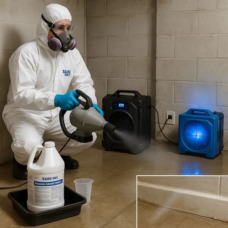 Sanitization and Odor Removal process in Nutley, NJ